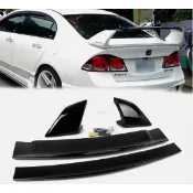 ❤️台灣製造❤️ Honda Civic 喜美八代 RR中板尾翼 素材 烤漆 2006-2011