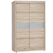 【HOME MALL】純質北歐4X7尺推門衣櫃(2色)