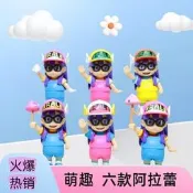 6款pvc阿拉蕾手辦IQ博士舉便便小雲公仔擺件 飾品 載禮物可愛  露天市集  全臺最大的網路購物市集