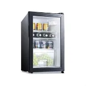 透明門冰吧 冷藏飲料櫃 小冰箱 小型冷櫃(靜音酒櫃 商用展示櫃 小冰櫃酒店)