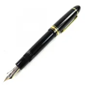【DOKODEMO】品相極佳 △ MONTBLANC Meisterstück 149 F 尖 18K 白星鋼筆，黑色，西德製造，男士款。