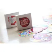 滴答異形盒裝貼紙   生日快樂
