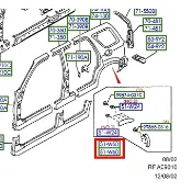 【JT福特原廠】ESCAPE 01-13 正廠 輪弧飾板 後輪