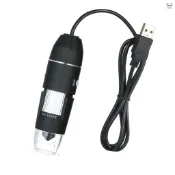 顯微鏡 1600倍USB數位變焦顯微鏡 高清電子顯微鏡 配金屬支架