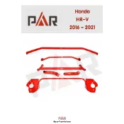 《PAR 底盤強化》Honda HR-V HRV 二代 2016-21 引擎室 底盤 拉桿 防傾桿 改裝 強化拉桿 側傾