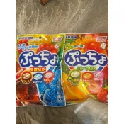 UHA味覺糖 普超軟糖綜合汽水味 UHA味覺糖水果味軟糖 90g袋裝普超軟糖夾餡軟糖qq糖咀嚼糖軟糖