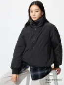 【UNIQLO】女裝/男女適穿 雙面羽絨短版外套 487424