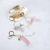 韓版 吊飾 布藝 飾品 鑰匙圈 鑰匙扣 婚禮小物 二次進場 姊妹禮 批發 星星 蝴蝶結 緞帶