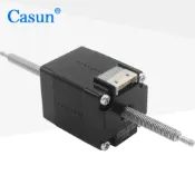 金牌五金工具 現貨直發20步進電機絲桿電機螺桿帶螺母水光儀美容儀伸縮電機馬達[DD1201001]