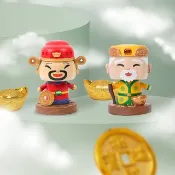 【新年神明】財神 福德正神 彈簧搖頭公仔 新年送禮