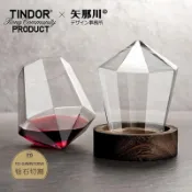 🔥夏季鉅惠🔥ins創意水晶紅酒杯 手工洋酒杯不倒杯白葡萄酒杯網紅威士忌杯W28