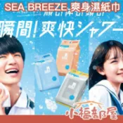 日本製 資生堂 SEA BREEZE 爽身濕紙巾 30枚 涼感爽身濕巾 全身用 濕紙巾 臉部 消暑 降溫 夏季 外出【小福部屋】