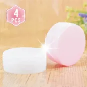 WOMAN HOUSE ML#70621圓型藥膏空盒.分裝盒-10g*4入(不挑色) [48018]◇瓶瓶罐罐容器分裝瓶◇