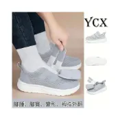 (店+)寬楦健走鞋男女款四季加寬鞋頭老人鞋減震防滑運動鞋免繫帶魔鬼氈輕量透氣慢跑鞋大尺碼久站不累腳舒適男鞋女鞋休閒鞋軟底糖足鞋
