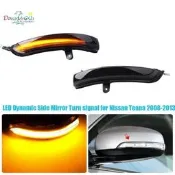 臺灣現貨適用於 NISSAN TEANA J32 2008 - 2013 汽車動態 LED 方向燈後視鏡燈轉向信號燈
