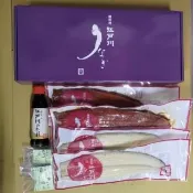 【近鐵餐飲鰻料理 江戶川】紅白鰻魚組合禮盒(蒲燒＋白燒 一次品嘗兩種口味！)