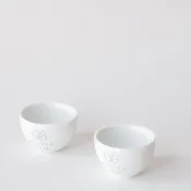 【天下第一好茶】好茶隨・白瓷不倒杯60ml 2入｜防傾穩底 品茗杯 對杯｜泡茶器具 茶具