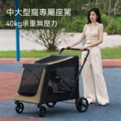 【JJ】大型犬寵物推車 狗狗貓咪代步推車 可摺疊外出輕便遛狗手推車 摺疊便攜手推車