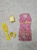 BARBIE/芭比 MATTEL/美泰 興趣收藏好貨 芭比娃娃 芭比 1999 Pretty Flowers 粉花裙套
