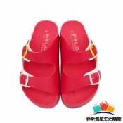 菲斯質感生活購物 台灣製跳色小方扣拖鞋-桃色 - 台灣製 男童鞋 女童鞋 拖鞋 親子鞋 現貨 勃肯鞋 小童鞋 大童鞋 兒童拖鞋