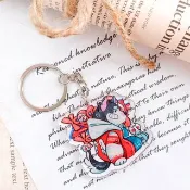 WF636街舞哈士奇 Hip-hop Husky / 晶透吊飾 stationery charm