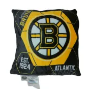 [現貨]美式球隊絨毛抱枕 冰球NHL波士頓棕熊Boston Bruins靠枕車用靠墊午睡休閒辦公室 生日交換禮物