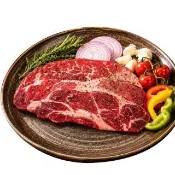 【約克街肉鋪】豪鮮_美國熟成PRIME安格斯凝霜嫩肩沙朗牛排6片(400g±10%/片)