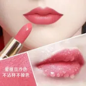 ✨台灣發貨✨正品不掉色不沾杯口紅蜜桃豆沙色持久保濕防水不脫色顯白啞光口紅