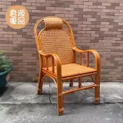 君源優品 戶外躺椅 沙灘椅 椅子 休閒藤椅 陽臺家用老人高靠背護腰藤編單人辦公椅 騰椅客廳