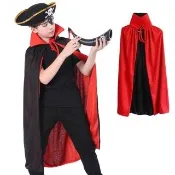 【橘魔法】黑紅雙面吸血鬼披風 斗篷 大人 小孩 兒童 童裝 萬聖節服裝 造型服 角色扮演 攝影 表演 尾牙 春酒