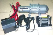TIG 啟思工業起重系列: DC12V,4000LBS直流吊車/車用拖車//鋼索式/雪鍊/電動絞盤機/絞盤/ 捲揚機