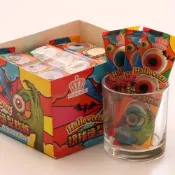 (店+)【RIH RIH WANG 日日旺】萬聖節糖果 眼球造型軟糖 30入盒裝 眼睛軟糖 造型糖果 單包裝 糖果 日日旺 零食批發【嘻饈仔現貨】