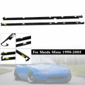 回響小舖 【原廠規格】馬自達MX5 Miata 車門玻璃外壓條 擋水條 密封條 防水膠條 車窗飾條 車門密封條 耐候橡膠 防風防塵 專用型號NA01-58-810F