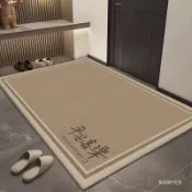 輕奢風入戶玄關地墊✨可裁剪客製大門進門口腳踏墊 科技布/水晶絨吸水速乾地毯 防滑橡膠底落塵區專用【現貨免運 / 多款花色