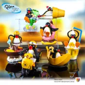 Pingu企鵝家族-驚喜美食場景系列公仔2  驚喜蛋 盒玩 公仔 模型 正版