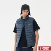 【5th STREET】 男裝 羽絨背心 背心外套 立領背心 藍色 (5A5004)