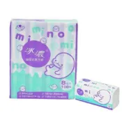MINI洣濃  抽取式花紋衛生紙100抽x64包【蝦皮團購】