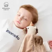 【Mibobebe】嬰兒手偶安撫巾禮盒 動物安撫巾 荳荳安撫巾(禮盒裝 安撫玩偶 手偶玩具 彌月禮)