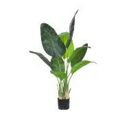 【諾必行】仿真植物盆栽 假綠植 加密120cm旅人蕉綠植 客廳裝飾 擬真手感葉