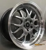 【中清輪胎店】類B牌 階梯深唇大凹 前後配 18吋 鋁圈 5X114 8.5J ET35/9.5J ET40 鈦銀車邊