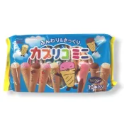 glico固力果 甜筒派對餅乾捲 10支入