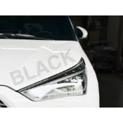 【黑八】2023年 Yaris Cross 大燈燈框 前燈眉 鍛造紋 5D卡夢紋 原車數據開發小鯊魚設計yaris新大鴨