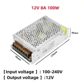 ♞,♘DC 12V 1A 2A 3A 5A 8A 10A 15A 20A 30A 40A 開關電源適配器變壓器輸入 10