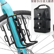 【可開發票】RIDERACE全防水自行車前叉貨架包公路車山地車旅途掛包車前貨架包
