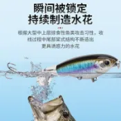 水面拖拉機6g 75mm螺旋槳水面系浮水拖拉機路亞假餌仿生塑料硬餌米諾魔獸波趴顫泳波趴鉛頭鉤曲柄鉤軟魚多節魚雷VIB水錶