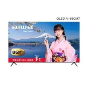 【AIWA 愛華】86吋 4K HDR QLED 量子點 AirPlay2 飛輪體感遙控智慧聯網液晶顯示器(AI-86QU7)