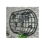 (店+)LOFT工業風世界地圖 鐵藝金屬壁牆裝飾 辦公室.酒吧.餐廳.居家鐵皮掛畫掛飾