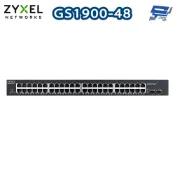 ZYXEL 合勤 GS1900-48 48埠GbE智慧型網管交換器100/1000 Mbps 昌運監視器
