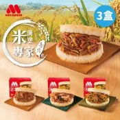 MOS摩斯漢堡 冷凍米漢堡(6入/盒)3盒組