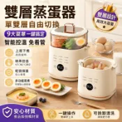 2026新款 煮蛋器 家用蒸蛋器 自動斷電 預約定時 多功能蒸蛋機 溫泉蛋 蒸蛋羹 小型早餐機 雞蛋料理神器 防乾燒保護